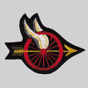 police red winged wheel patch