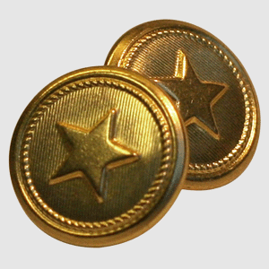 STAR GOLD Button for Shoei Helmet